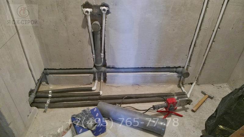 Монтаж водопровода и канализации в квартире под ключ